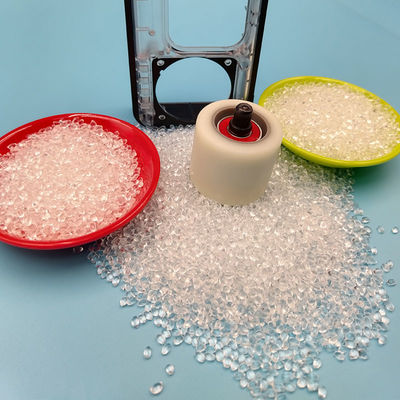 المواد المعاد تدويرها المستدامة GRS TPU الكريات الشفافة Elastomer