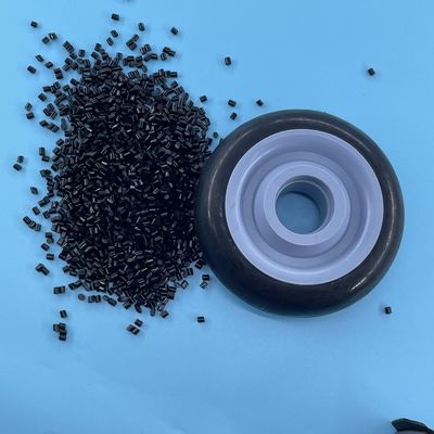 TPU GRS المواد المعاد تدويرها البلاستيك الحراري البولي يوريثان الكريستال الأسود