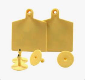 TPU الحصى تصنيع السعر صلابة 90 95A لون مخصص لعلامة الأذن للحيوانات